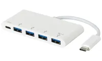 ESTUFF USB-C latauskeskitin 4 x USB3.0 porttia + USB-C latausportti (1 of 1)