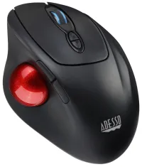 Bezdrôtová Trackballová myš Adesso iMouse T30 2,4 GHz 1,25" programovateľná optická Trackball 400-4800 DPI USB čierna (1 of 6)