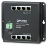 Planet průmyslový plochý switch L2 L4 8x1Gb 12-48VDC 24VAC IP30 -40 75°C fanless