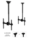 Neomounts Select NM-C440BLACK Support d'écran au plafond 32-65" inclinaison rotation hauteur réglable VESA 400X400 capacité de charge 50 kg noir thumbnail (2 of 6)