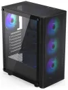 Gabinete Endorfy Ventum 200 ARGB 4x120mm ARGB PWM ventilador 2xUSB vidro temperado preto thumbnail (2 of 6)