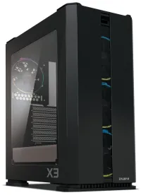 Zalman skříň X3 BLACK Middle tower ATX USB 3.0 USB 2.0 průhledná bočnice (1 of 4)