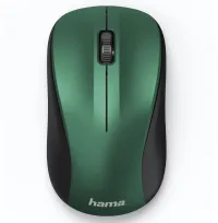 Mouse HAMA MW-300 ottico wireless silenzioso 1200 dpi 3 pulsanti USB blu-verde (1 of 2)