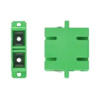 Adaptador duplex XtendLan SC-SC SM APC verde para quadros ópticos (1 of 1)