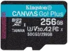 KINGSTON Canvas Go Plus 256GB microSDXC UHS-I V30 U3 CL10 sin adaptador thumbnail (1 of 2)