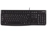 Clavier Logitech K120 pour entreprise filaire USB CZ noir (1 of 2)