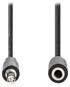 NEDIS kabel stereo audio 3,5 mm jackplug - 3,5 mm jackplug zwart bulk 1m thumbnail (2 of 2)