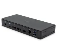 Stacja dokująca i-tec USB-C Thunderbolt 3 Potrójny wyświetlacz HDMI 2x USB 3.0 USB 3.1 2x DP LAN Zasilanie 85W (1 of 2)