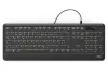 HAMA клавиатура KC-550 с кабелна подсветка USB CZ+SK черна