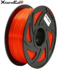 XtendLAN PETG filament 1,75mm transparent orange 1kg (1 of 1)