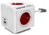 Cubenest Powercube Extended USB PD 20W A+C 4x gniazdo 15m biały czerwony stacja uziemiająca dla dzieci 10A 250V