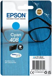 EPSON Tintenpatrone Singlepack 408L DURABrite Ultra Ink C4810DTWF Cyan (1 of 1)