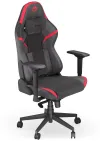 Endorfy gaming chair Scrim RD combination textile leather black-red