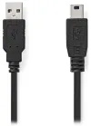 NEDIS cable USB 2.0 enchufe USB-A - enchufe USB Mini-B negro 1m thumbnail (2 of 2)