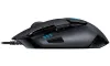 Logitech spēļu pele G402 Hyperion Fury optiskā 8 pogas 4000dpi USB melna thumbnail (2 of 2)