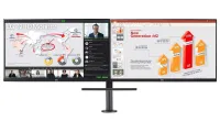 Monatóir LG IPS 27QP88DP 27" 2560x1440 350cd m2 1000:1 5ms 75Hz DP HDMI Slabhra dubh USB-C DP Nóinín (1 of 7)