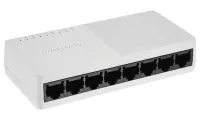 Lasc HIKVISION DS-3E0108D-O 8x port 10 100 Mbps RJ45 calafoirt 1.6 Gbps soláthar cumhachta 5 VDC 0.6 A (1 of 3)