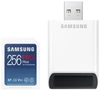 Samsung SDXC-kort 256GB PRO Plus + USB-adapter (1 of 3)