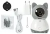 NEDIS IP-camera Wi-Fi Binnen 1080p Micro SD Cloud Bewegingssensor Kantelbaar Nachtzicht Android iOS Grijs-Wit thumbnail (9 of 9)