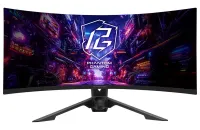 Monitor Phantom Gaming by Asrock PG34QRT2B 34" VA 3440x1440 180Hz 500cd m2 1ms DP 2x HDMI altoparlanti VESA antenna wifi (1 of 5)