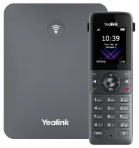 Yealink W73P IP DECT base + håndsæt PoE 18" farveskærm op til 10 håndsæt 10x SIP (1 of 5)