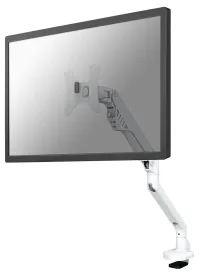 Neomounts FPMA-D750WHITE2 Настільний тримач дисплея 10-32" затискач VESA 100X100 вантажопідйомність 8 кг газовий поршень 1 дисплей білий (1 of 5)