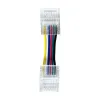 Conector IMMAX CLIQUE 12mm com cabo 25cm RGB+CCT 6 pinos