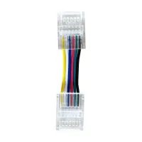 Conector IMMAX CLIQUE 12mm com cabo 25cm RGB+CCT 6 pinos (1 of 2)