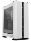 Armario Zalman X3 BLANCO Torre media ATX USB 3.0 USB 2.0 lateral transparente