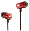 GENIUS ακουστικά HS-M316 METALLIC RED κόκκινο 4pin jack 3,5 mm