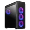 CHIEFTEC MidT Скорпион 4 GL-04B-UC-OP ATX 2x USB3.0 USB-C 4x120 мм вентилятор ARGB прозрачная сторона черный thumbnail (1 of 6)