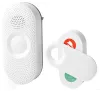 NEDIS Wireless Doorbell Kit Mains Powered 36 Melodies Range 300m 80dB White