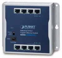 Planet industrieller Flachschalter 8x 1Gb 12VDC IP30 -20 60st lüfterlos (1 of 3)