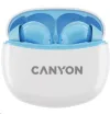 CANYON TWS-5 BT hoofdtelefoon met microfoon BT V5.3 JL 6983D4 hoesje 500mAh+40mAh tot 38u blauw