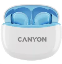 CANYON TWS-5 BT hoofdtelefoon met microfoon BT V5.3 JL 6983D4 hoesje 500mAh+40mAh tot 38u blauw (1 of 11)