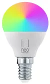 IMMAX NEO LITE SMART LED lemputė E14 6W RGB+CCT spalvota ir balta pritemdoma Wi-Fi P45 TUYA