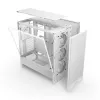 NZXT fodral H5 Flow RGB edition 1x360 mm RGB kärnfläkt 1x120 mm USB 3.0 USB-C 3.1 transparent sidonät vit thumbnail (6 of 6)