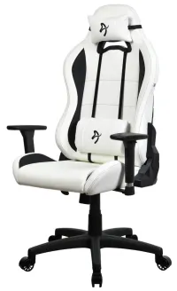 Silla gaming AROZZI TORRETTA Superficie suave de poliuretano PU blanco (1 of 9)