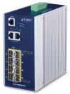 Planet IGS-10080MFT industrial L3 switch 2x1Gb 6x1Gb SFP 2x2.5Gb SFP 12-48VDC -40~75°C IP30