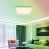 IMMAX NEO LITE TUDO SMART ceiling light with RGB backlight 40x40cm 50W Wi-Fi white TUYA thumbnail (6 of 8)