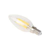 Tesla LED žarulja FILAMENT RETRO svijeća E14 6W 230V 806lm 25.000h 2700K toplo 360 stupnjeva prozirno (1 of 2)