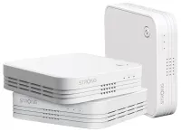 STÆRKT sæt med 3 ATRIA Wi-Fi Mesh Home TRIO PACK 1200 Wi-Fi 802.11a b g n ac 1200 Mbit med 2,4GHz og 5GHz 3x LAN hvid (1 of 5)