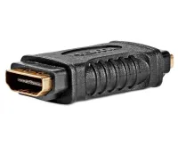 NEDIS adaptér HDMI zásuvka HDMI - zásuvka HDMI pozlacené konektory přímý černý (1 of 4)