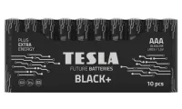 TESLA BLACK+ AAA šarminė baterija (LR03 mikropieštuko folija) 10 vnt. (1 of 1)