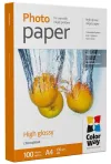 COLORWAY papel fotográfico alto brillo 230g m2 A4 100 piezas