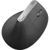 Mouse ergonômico vertical Logitech Lift para empresas esquerdo GRAFITE PRETO