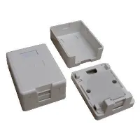 DATACOM Unmounted Datesocket fir 1x RJ45 Keystone op Gips (staubdicht) (1 of 1)