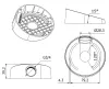 Soporte para cámara HIKVISION DS-1259ZJ compatible con cámaras de la serie D1xx thumbnail (4 of 4)