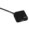 HAMA USB HUB 4 portas USB 3.0 pretas