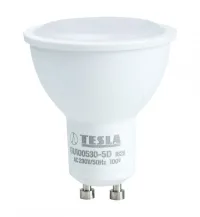 TESLA LED izzó GU10 5W 230V 400lm 3000K meleg fehér szabályozható (1 of 2)